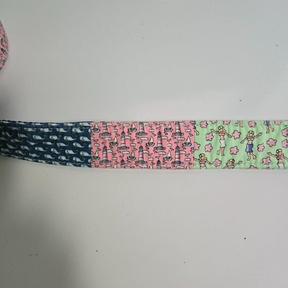 Vineyard Vines Patchwork D Ring Nautical Belt Size M - Picture 5 of 7